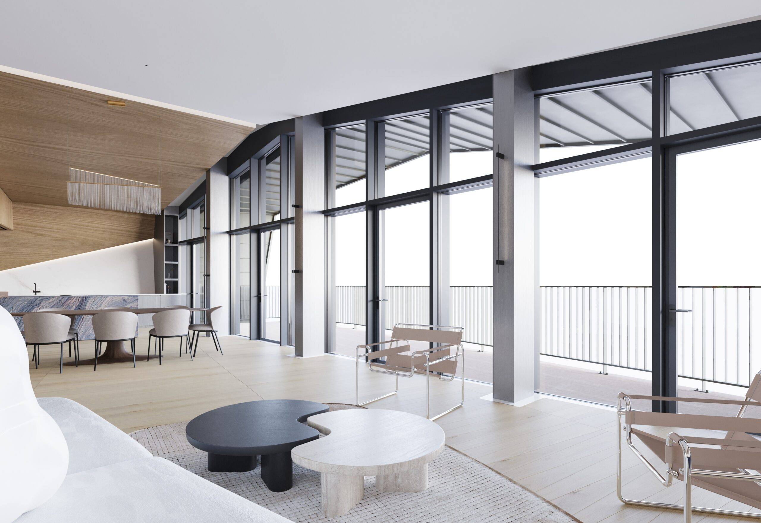 Évolution projet perspective 3D intérieur - Pierzo 6