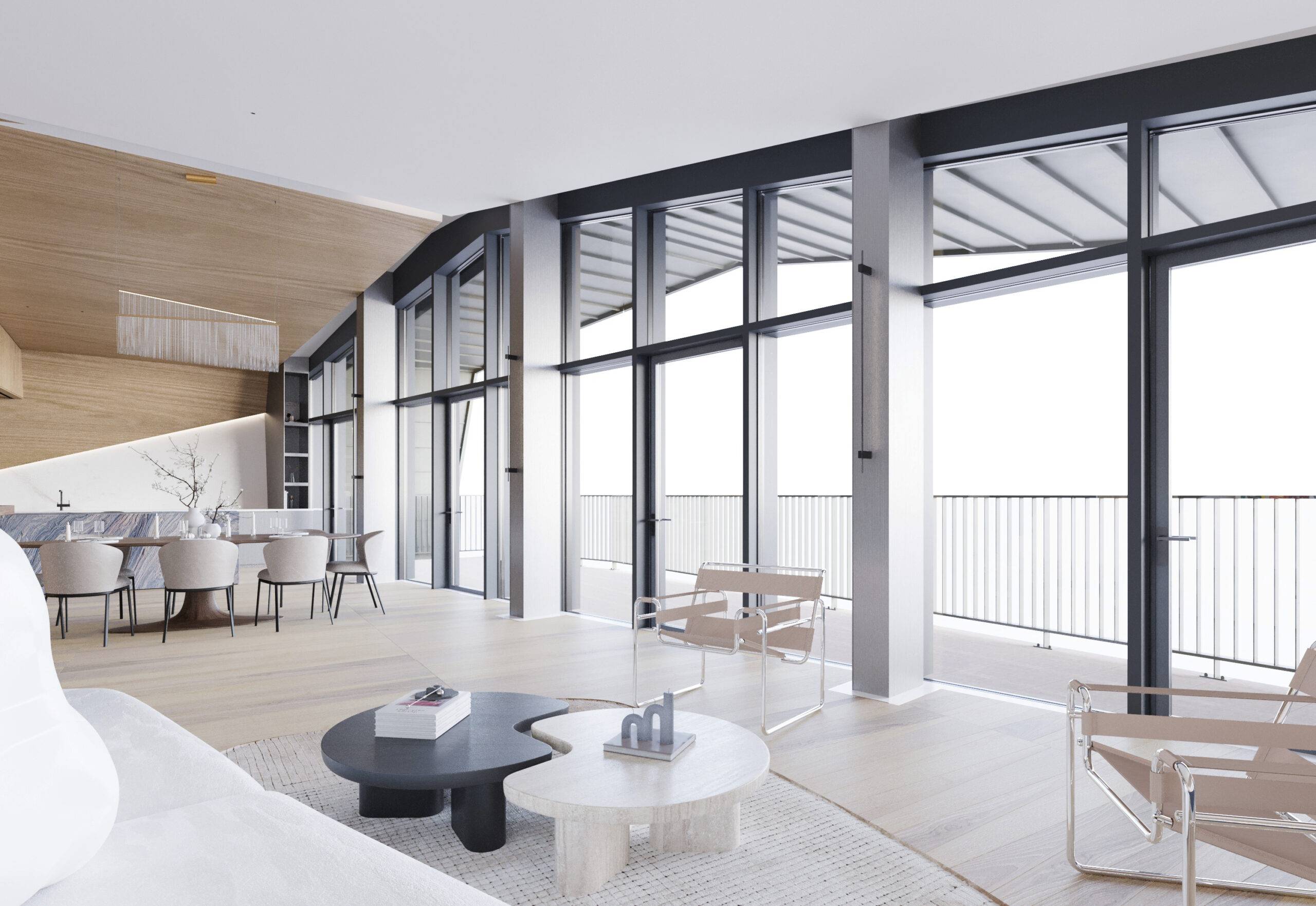 Évolution projet perspective 3D intérieur - Pierzo 7