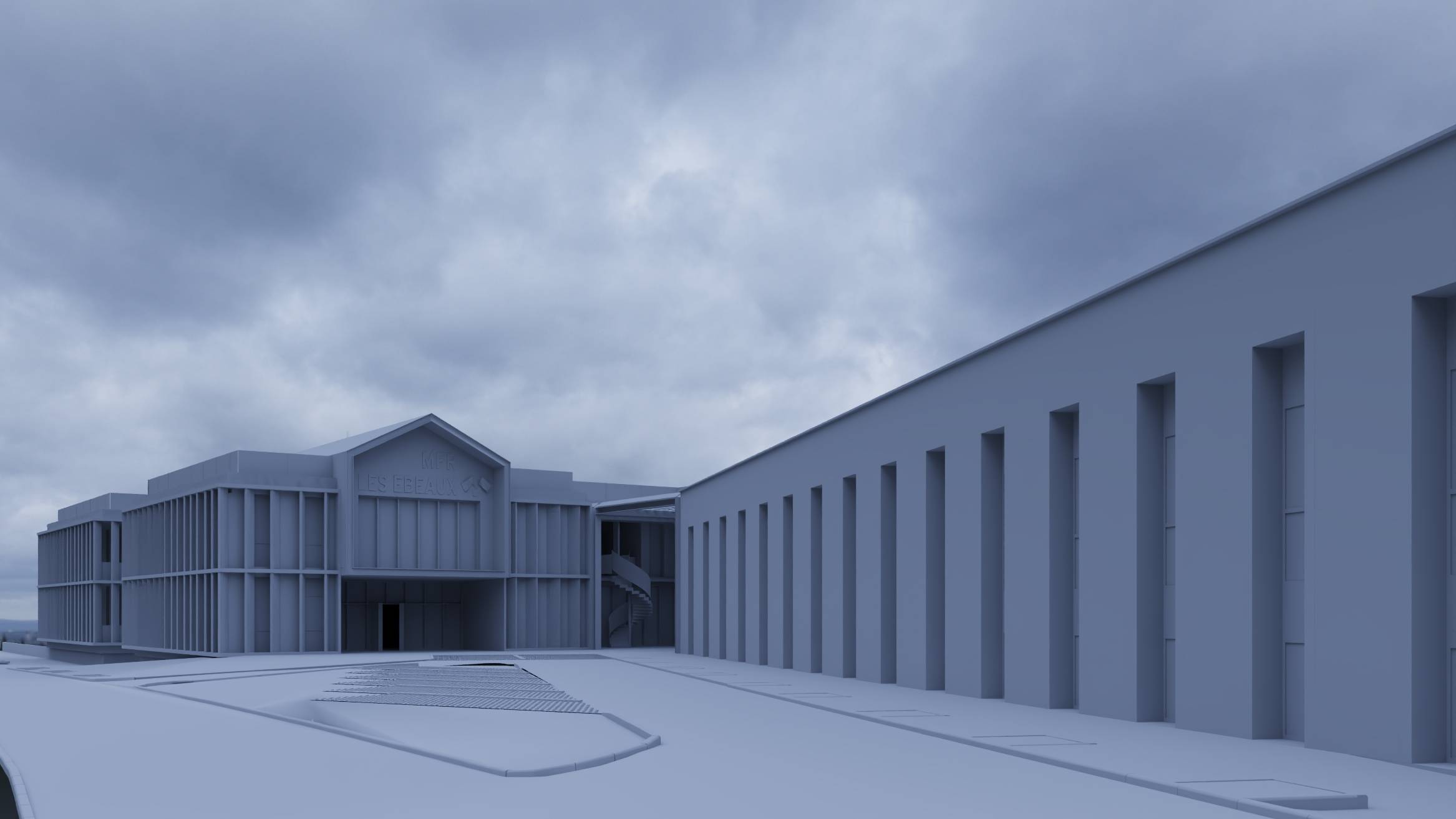 Évolution perspective 3D extérieure - Pierzo 1