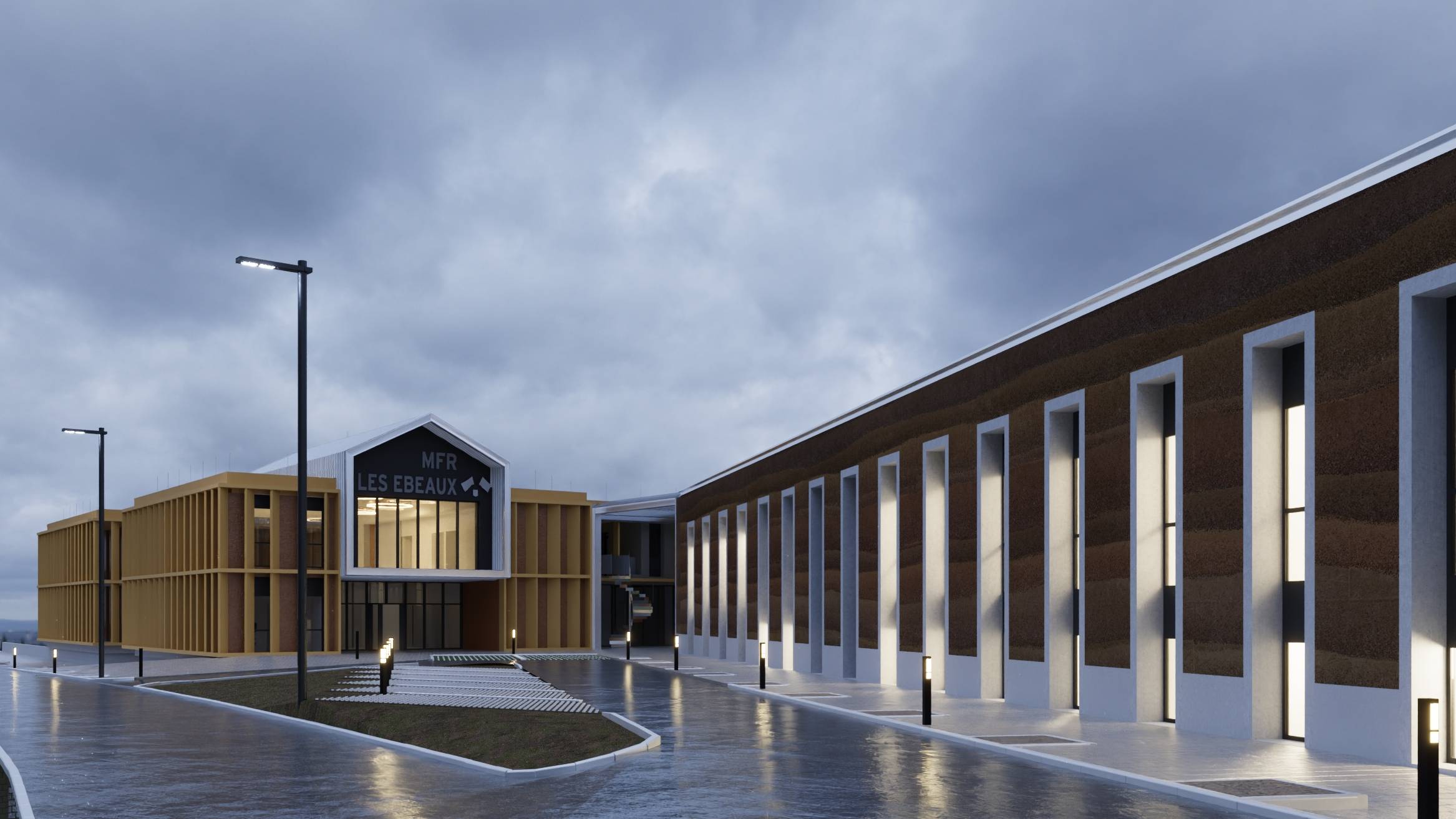 Évolution perspective 3D extérieure - Pierzo 3